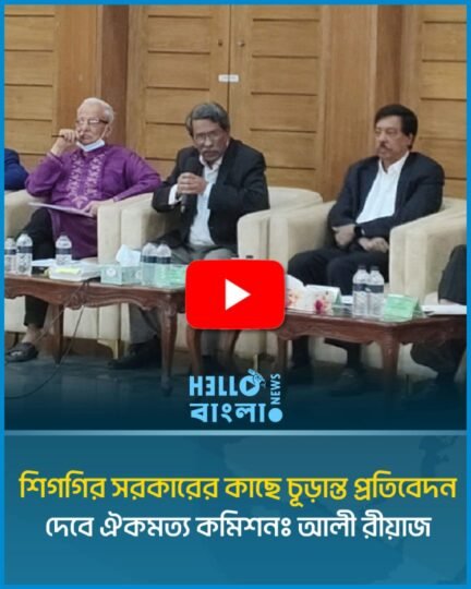 শিগগির সরকারের কাছে চূড়ান্ত প্রতিবেদন দেবে ঐকমত্য কমিশনঃ আলী রীয়াজ